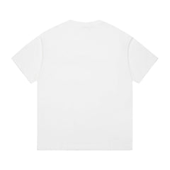 distressed fog lettering T-shirt