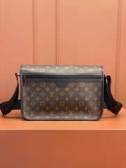 Archy Messenger MM Monogram Macassar Canvas