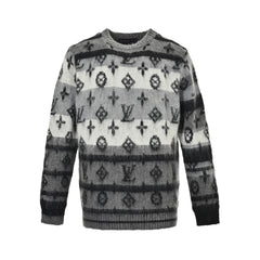 Presbyopia all over printed mohair sweater