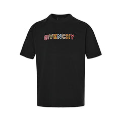 Rainbow logo embroidered short sleeve